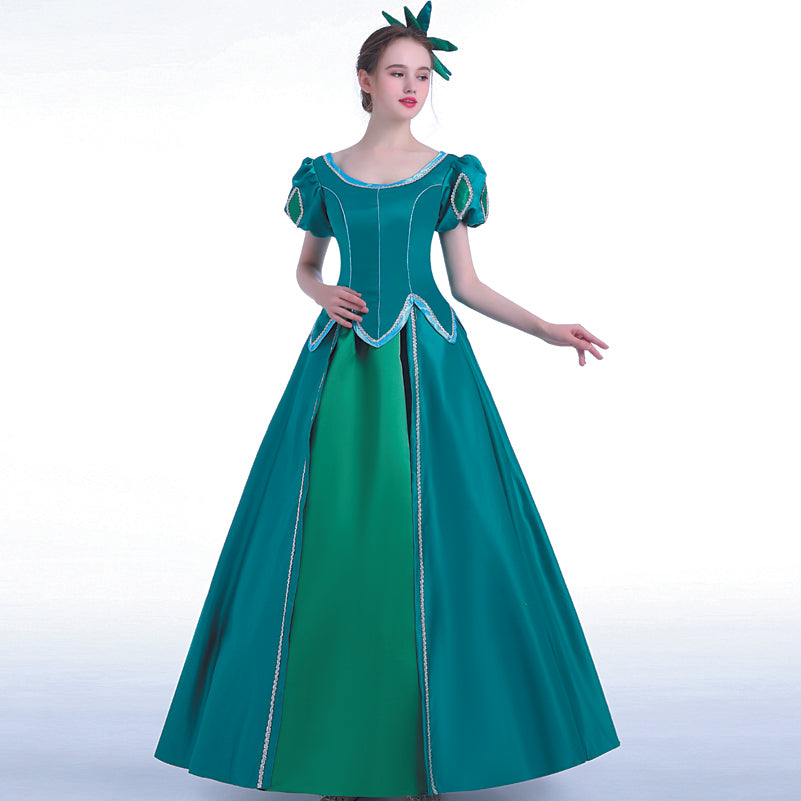 The little Mermaid Princess Ariel Dress Green Cosplay Costumes