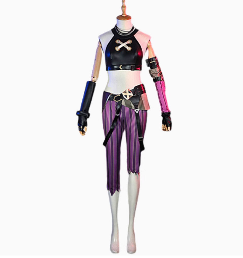 Jinx Outift Arcane Jinx Cosplay Costume Set Free Shipping – Abcosplay
